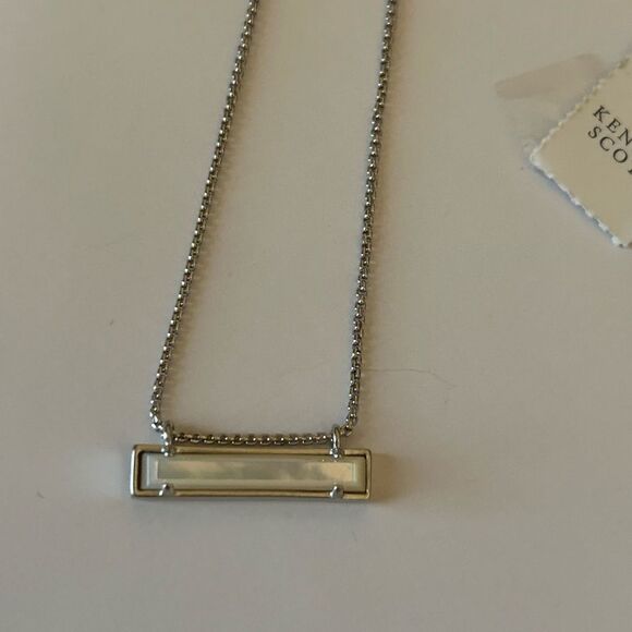 Kendra Scott Leanor silver necklace NWT‎ - Picture 4 of 9